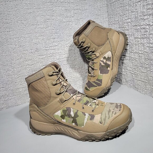 Under Armour Valsetz RTS 1.5 Men's Size 10 US Ridge Reaper Camo Tactical Boots - Picture 8 of 11